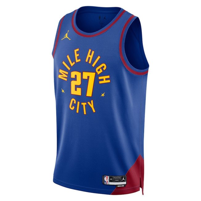 Jamal Murray 27 Denver Nuggets Unisex Swingman Jersey - Statement Edition - Royal - Image 2
