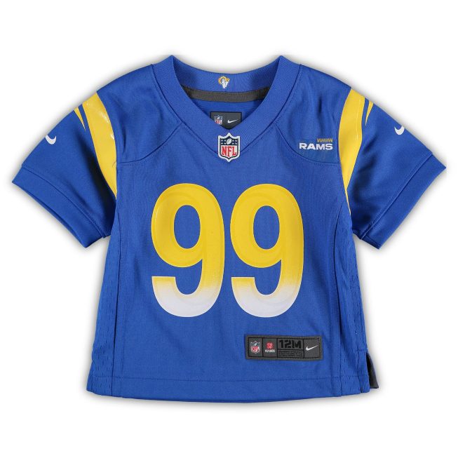 Aaron Donald Los Angeles Rams Infant Game Jersey - Royal - Image 2