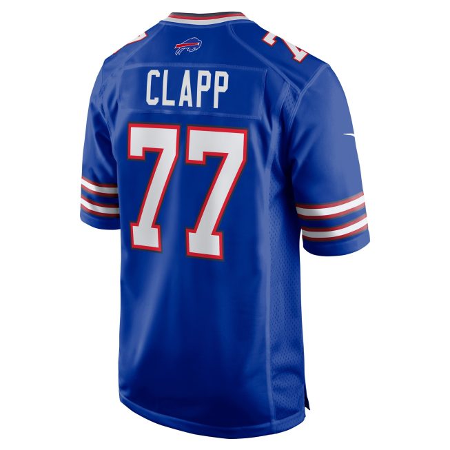 Will Clapp Buffalo Bills Game Jersey - Royal - Image 3