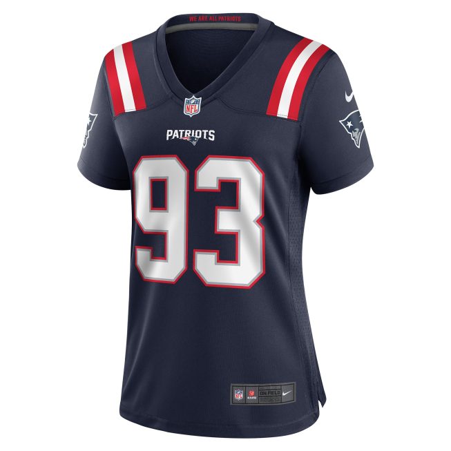 Richard Seymour New England Patriots Women's Retired Player Game Jersey - Navy - Image 2