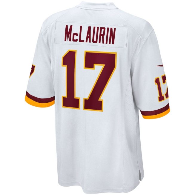 Terry McLaurin 17 Washington Commanders Team Men Game Jersey - White - Image 3