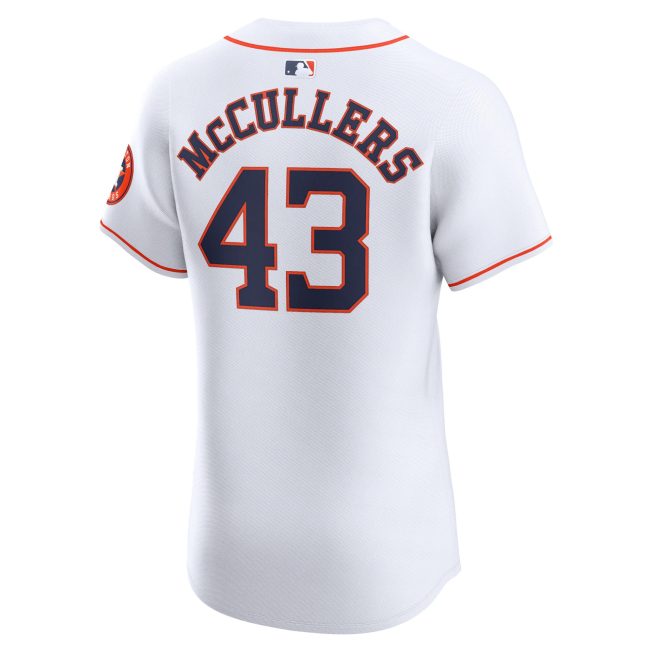 Lance McCullers Jr. Houston Astros Home Elite Player Jersey - White - Image 3