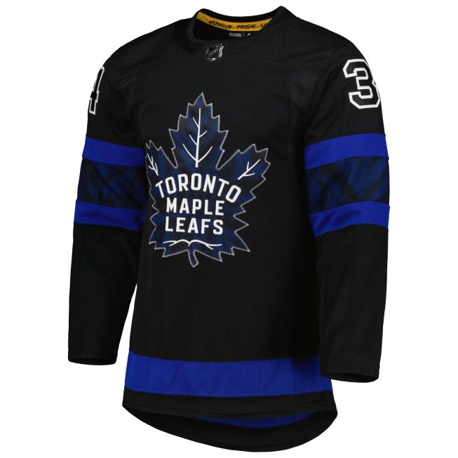 Auston Matthews Toronto Maple Leafs Alternate Primegreen Authentic Pro Player Jersey - Black - Image 2