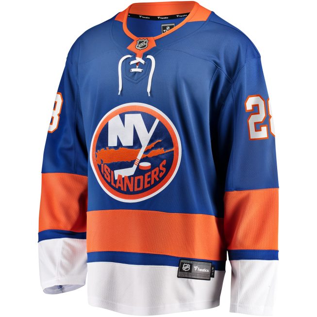 Alexander Romanov New York Islanders Fanatics Home Premier Breakaway Player Jersey - Blue - Image 2