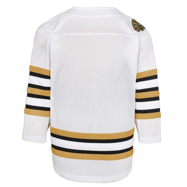 Boston Bruins Youth 100th Anniversary Premier Jersey - White - Image 3