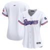 Texas Rangers Women's Home Limited Jersey - White