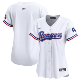 Texas Rangers Women's Home Limited Jersey - White
