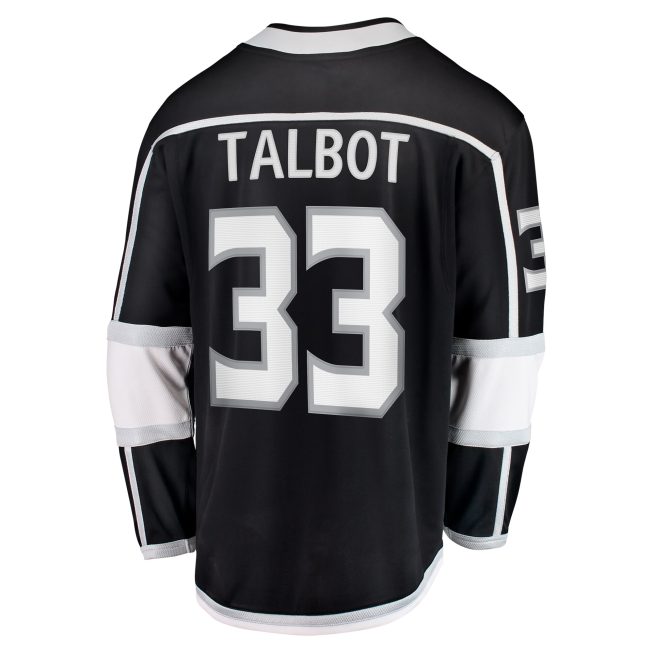 Cam Talbot Los Angeles Kings Fanatics Home Breakaway Jersey - Black - Image 3
