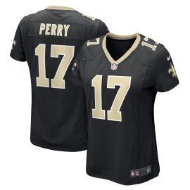 A.T. Perry New Orleans Saints Women's Team Game Jersey - Black
