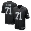 Justin Herron Las Vegas Raiders Team Game Jersey - Black