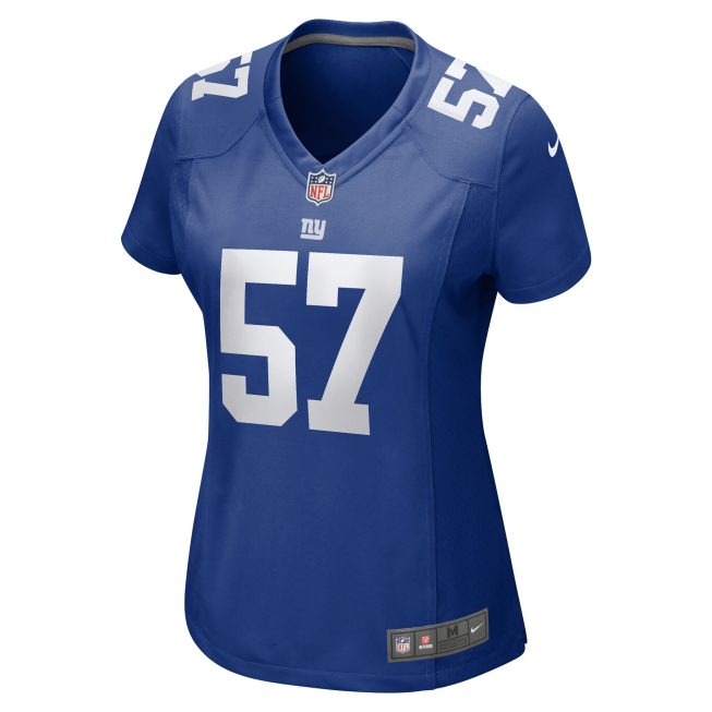 Jarrad Davis New York Giants Women's Team Game Jersey - Royal - Image 2
