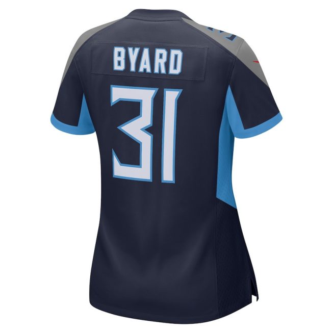 Kevin Byard 31 Tennessee Titans Women Jersey - Navy - Image 3
