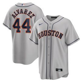 Yordan Alvarez Houston Astros Road Replica Player Jersey - Gray