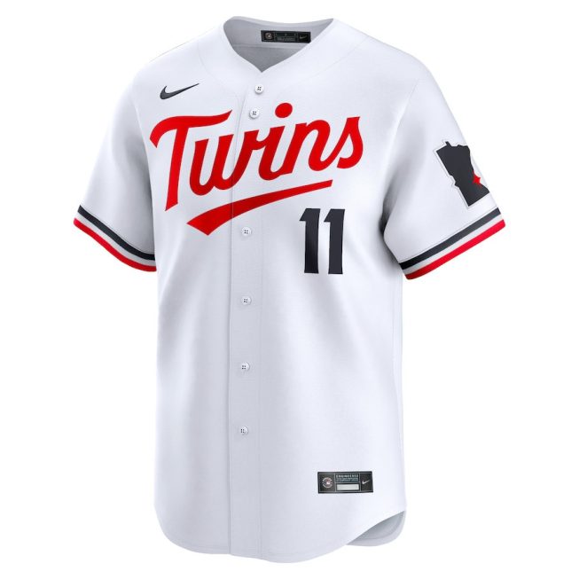 Jorge Polanco 11 Minnesota Twins Home Limited Player Men Jersey - White - Image 2