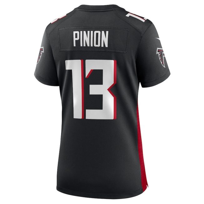 Bradley Pinion 13 Atlanta Falcons Women Game Jersey - Black - Image 3