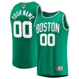 Boston Celtics Fanatics 2024 Finals Custom Fast Break Jersey - Kelly Green - Icon Edition