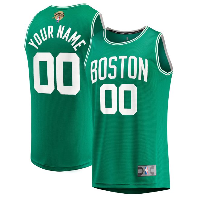 Boston Celtics Fanatics 2024 Finals Custom Fast Break Jersey - Kelly Green - Icon Edition