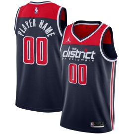 Washington Wizards Jordan Brand Swingman Custom Jersey - Statement Edition - Navy
