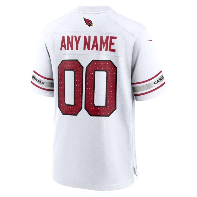Arizona Cardinals Custom Game Jersey - White - Image 3