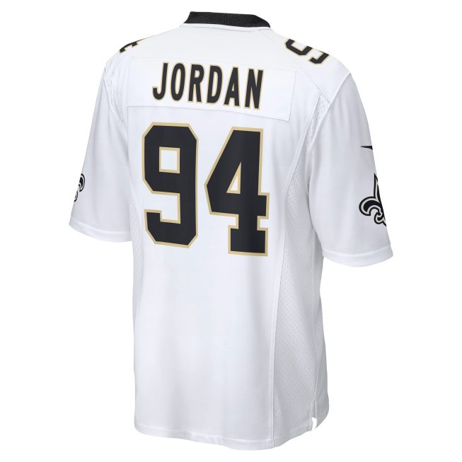 Cameron Jordan New Orleans Saints Game Jersey - White - Image 3