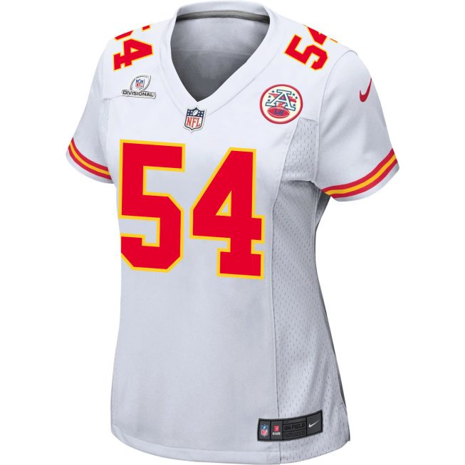 L'Jarius Sneed 38 Kansas City Chiefs Super Bowl LVIII Patch Game Women Jersey - White - Image 2
