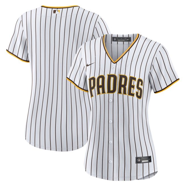 San Diego Padres Women's Home Replica Team Jersey - White
