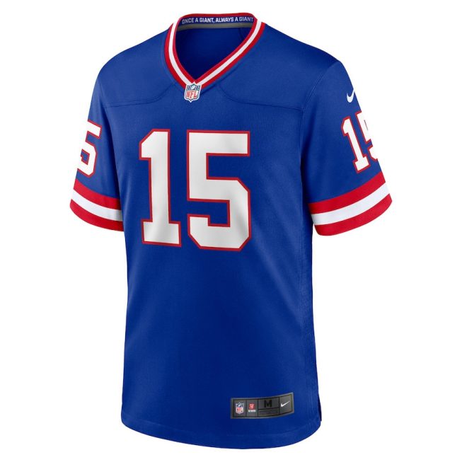 Tommy DeVito 15 New York Giants Alternate Game Men Jersey - Royal - Image 2