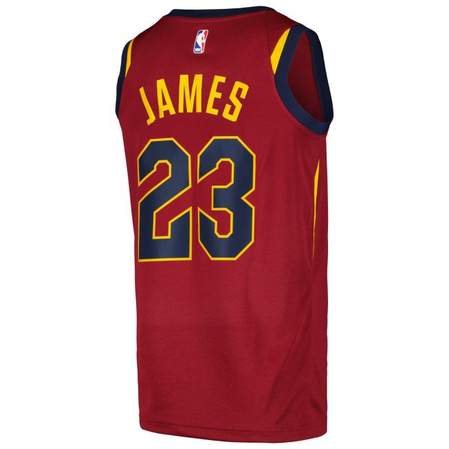 LeBron James Cleveland Cavaliers Swingman Player Jersey - Icon Edition - Wine - Image 3