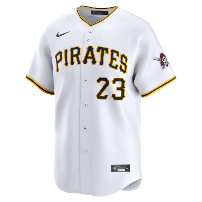 Mitch Keller Pittsburgh Pirates Home Limited Player Jersey - White - Image 2