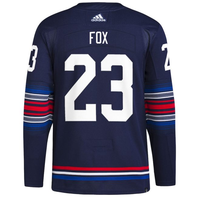 Adam Fox 23 New York Rangers Alternate Primegreen Men Jersey - Navy - Image 3
