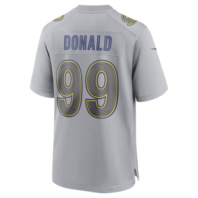 Aaron Donald Los Angeles Rams Atmosphere Fashion Game Jersey - Gray - Image 3