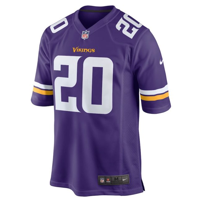 Jay Ward 20 Minnesota Vikings Men Game Jersey - Purple - Image 2