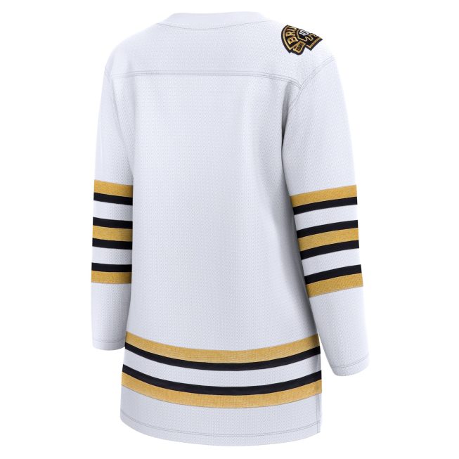 Boston Bruins Fanatics Women's 100th Anniversary Premier Breakaway Jersey - White - Image 3