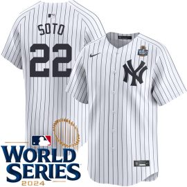 Juan Soto New York Yankees Youth Home Limited World Series Jersey
