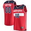 Washington Wizards Fanatics Youth Fast Break Custom Replica Jersey Red - Icon Edition