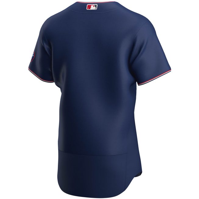 Washington Nationals Alternate Authentic Team Jersey - Navy - Image 3