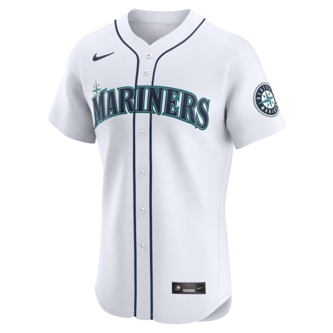 Julio Rodríguez Seattle Mariners Home Elite Player Jersey - White - Image 2