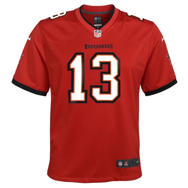 Mike Evans 13 Tampa Bay Buccaneers YOUTH Game Jersey - Red - Image 2