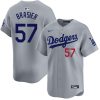 Ryan Brasier Los Angeles Dodgers Alternate Road Limited Jersey