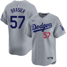 Ryan Brasier Los Angeles Dodgers Alternate Road Limited Jersey