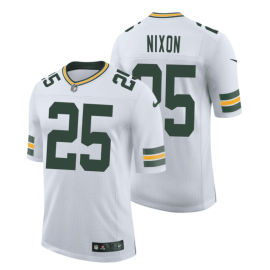 Keisean Nixon 25 Green Bay Packers Men Away Limited Jersey - White