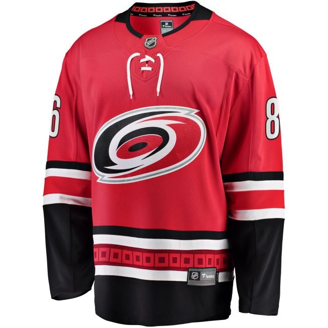 Teuvo Teravainen Carolina Hurricanes Fanatics Alternate Breakaway Player Jersey - Red - Image 2