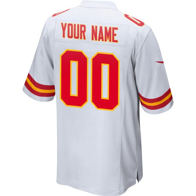 Kansas City Chiefs Super Bowl LVIII Thanks For Memories Game Custom Men Jersey - White - Image 3
