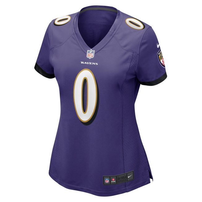 Roquan Smith Baltimore Ravens Women's Team Game Jersey - Purple - Image 2