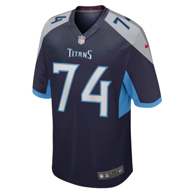 Bruce Matthews 74 Tennessee Titans Men Retired Jersey - Navy - Image 2