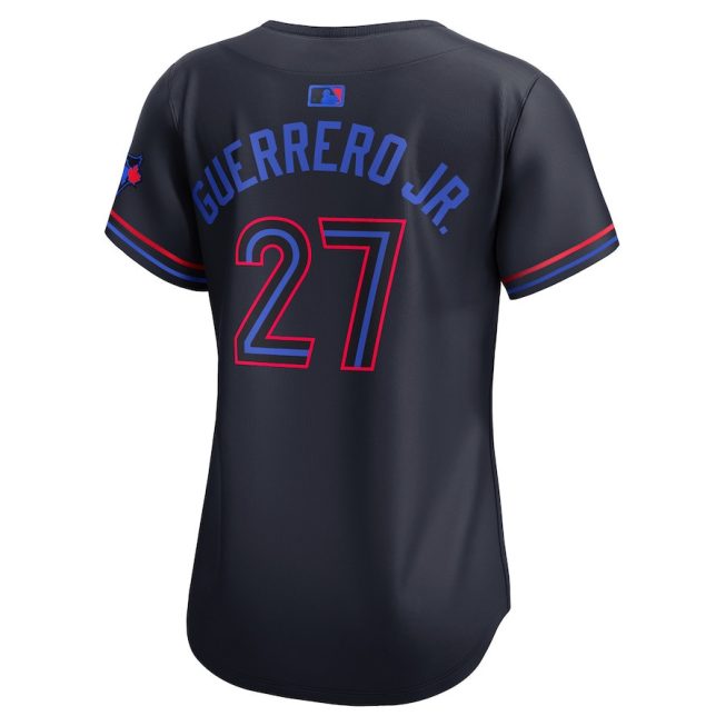 Vladimir Guerrero Jr. 27 Toronto Blue Jays 2024 City Connect Limited Women Jersey - Navy - Image 3