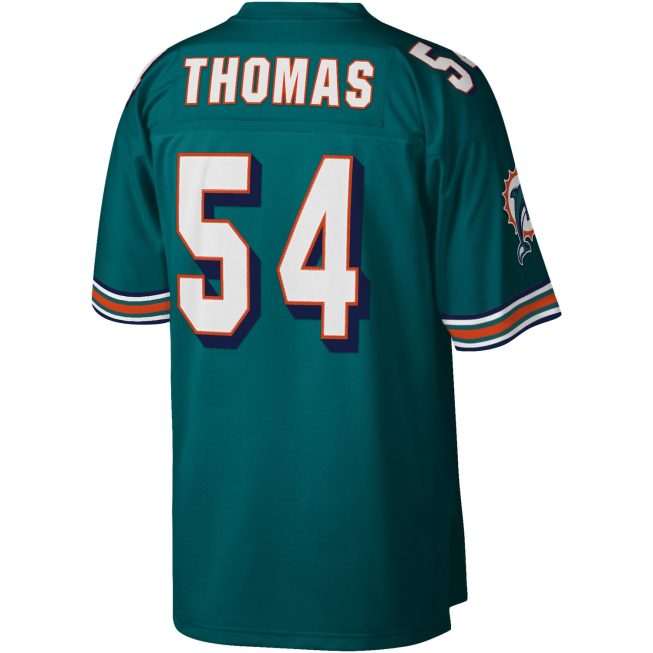 Zach Thomas Miami Dolphins Mitchell & Ness Legacy Replica Jersey - Aqua - Image 3