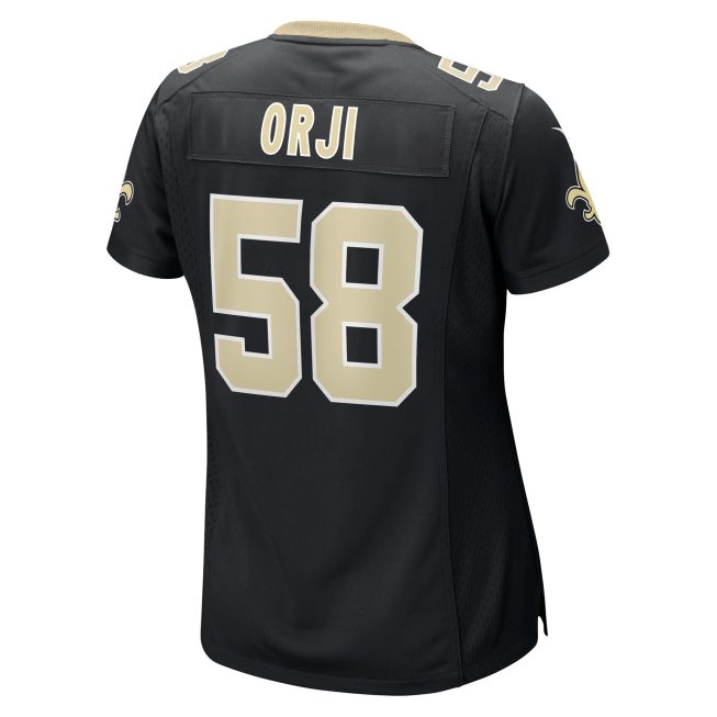 Anfernee Orji New Orleans Saints Women's Team Game Jersey - Black - Image 3