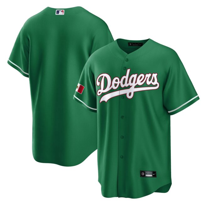 Los Angeles Dodgers Mexico Baseball Men Jersey - Green