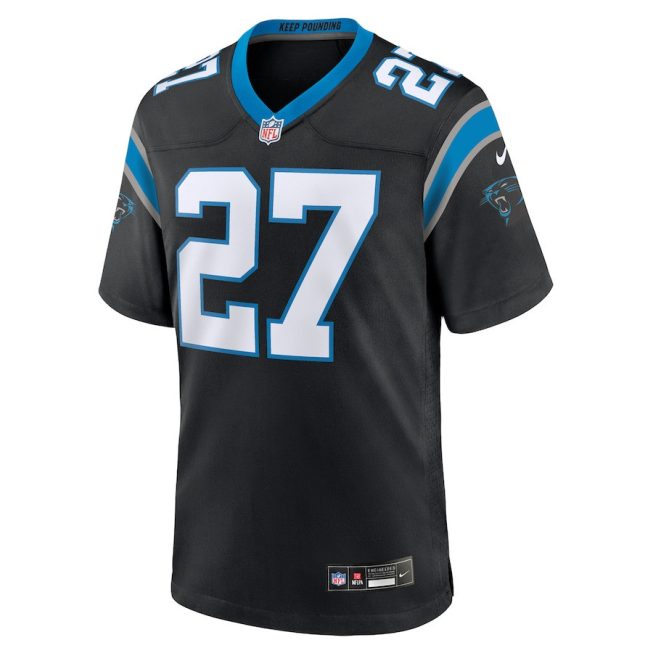 Alex Cook 27 Carolina Panthers Game Men Jersey - Black - Image 2